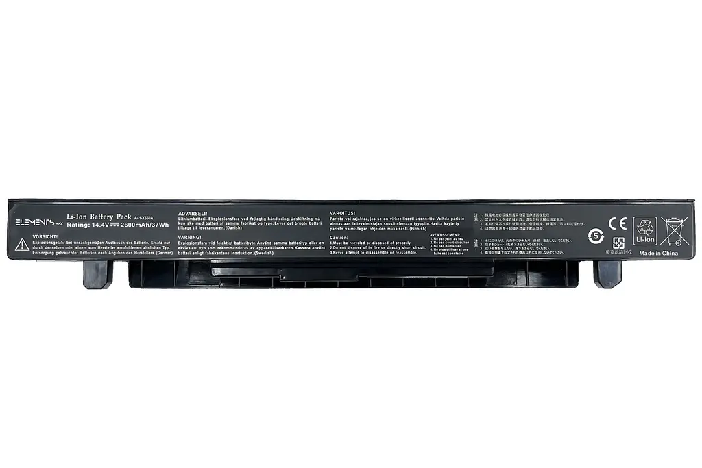 Акумулятор для Asus X450 X452 X550 F550 R409 R510 14.4V 2600 mAh (X550-4S1P-2600) - фото 2