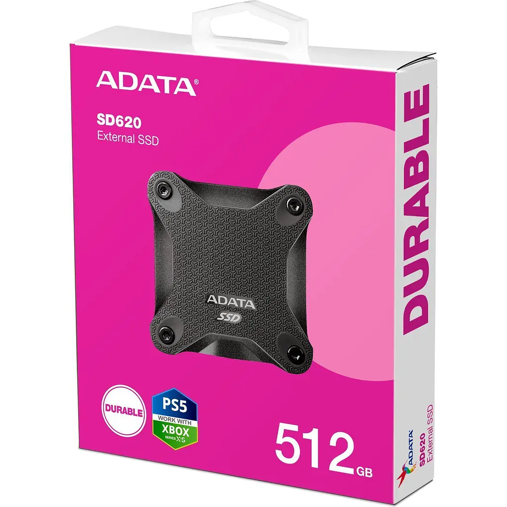 Зовнішній SSD накопичувач ADATA SD620 512GB Black (SD620-512GCBK) [155353] - фото 6