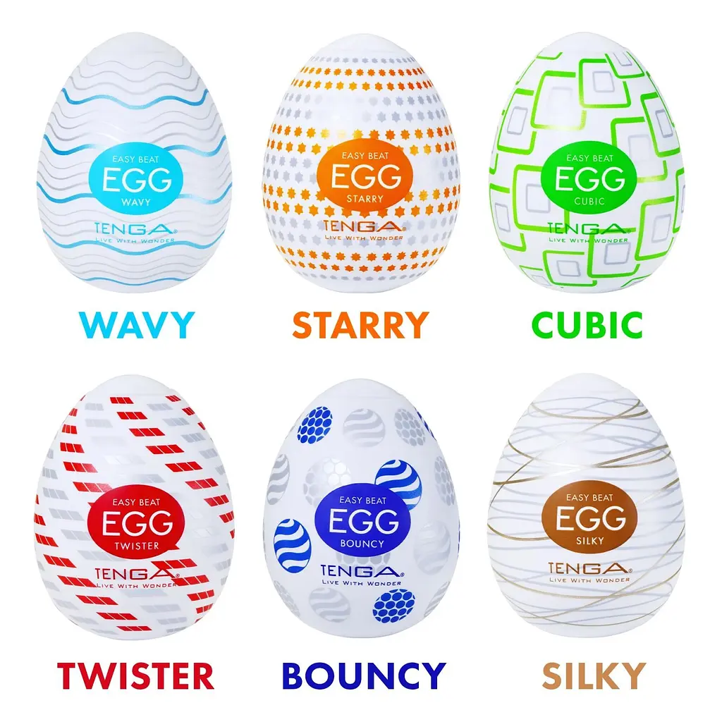 Мастурбатор-яйце Tenga Standard Egg Cubic - фото 6