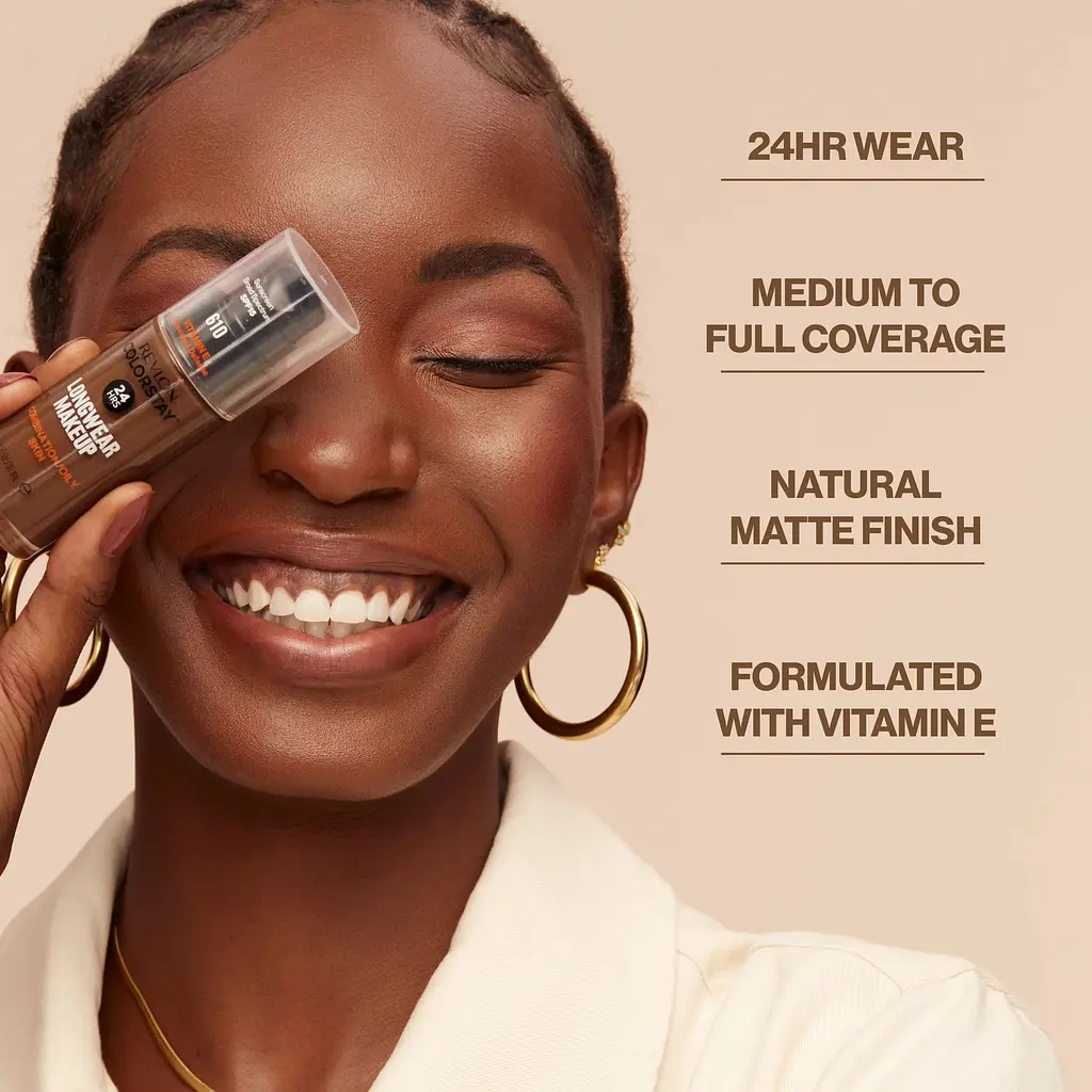 Тональна основа для обличчя Revlon ColorStay Longwear Makeup Combination/Oily skin 240 Medium Beige 30 мл (7265318006) - фото 6