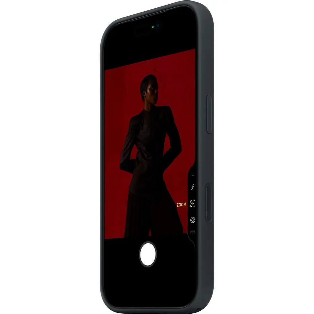 Чохол Silicone Case with Button, Animation & MagSafe для Apple iPhone 17 Pro Black AAA [153242] - фото 4