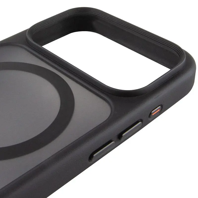 Чохол Epik TPU+PC Metal Buttons with MagSafe для Apple iPhone 17 Pro Max 6.9" Чорний/Black - фото 4