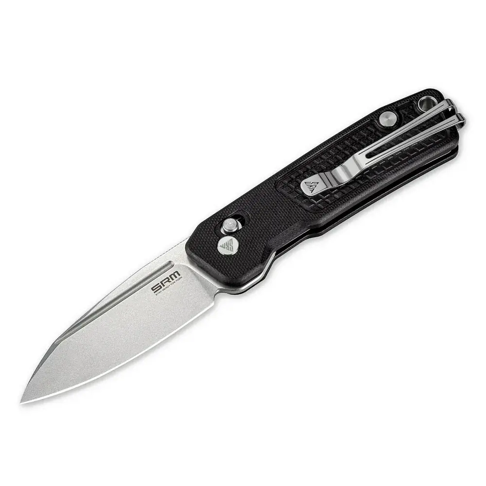 Ніж складаний кишеньковий SRM Scout 69 мм 14C28N G10 чорний - фото 3