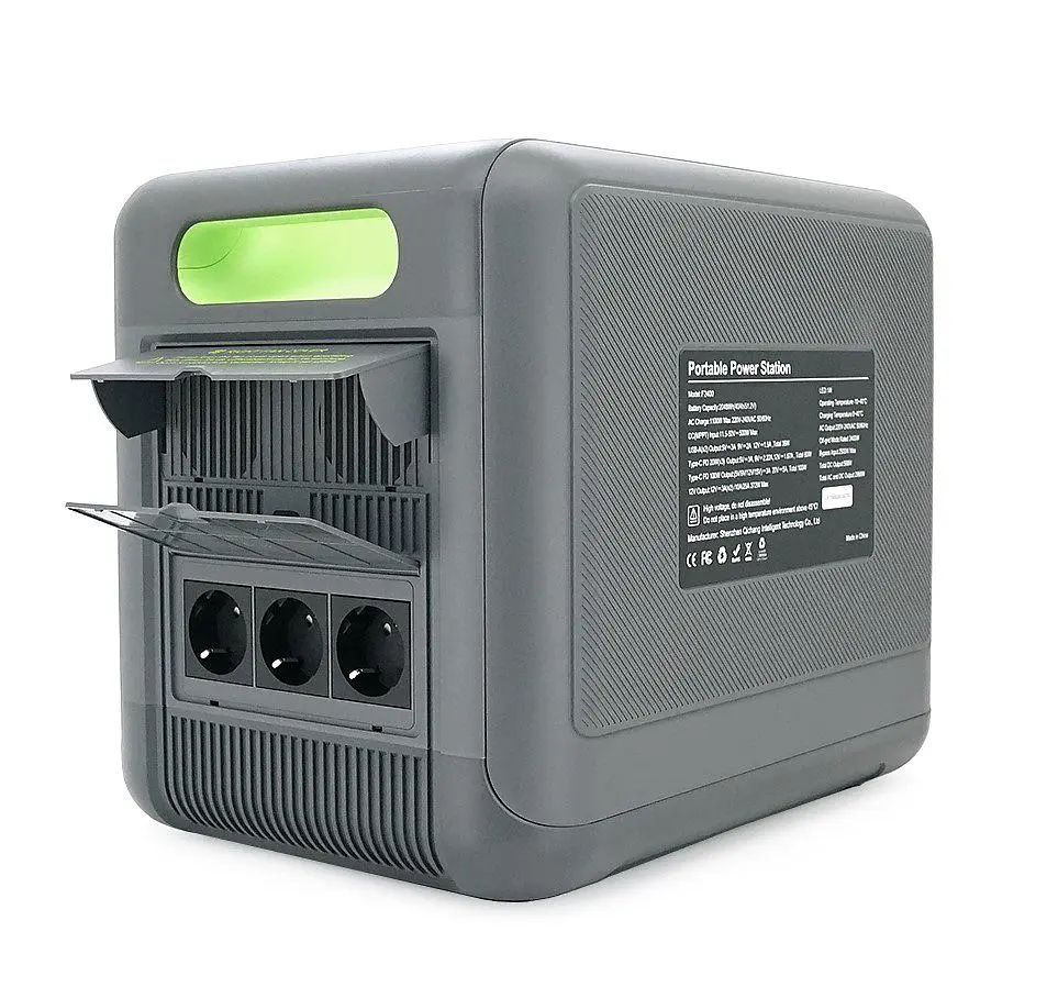 Портативна зарядна станція FOSSiBOT F-2400Gr 2400W 2048Wh LiFePO4, BMS, UPS, MPPT 500W max, XT60-12V/25А - фото 3