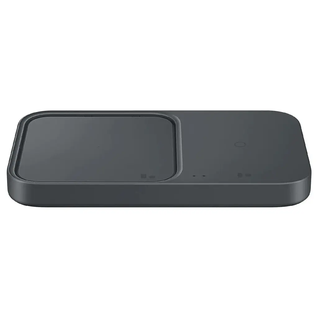 Бездротовий зарядний пристрій з блоком живлення Samsung EP-P5400 Wireless Charger Duo 15W Black (EP-P5400TBRGRU) - фото 3