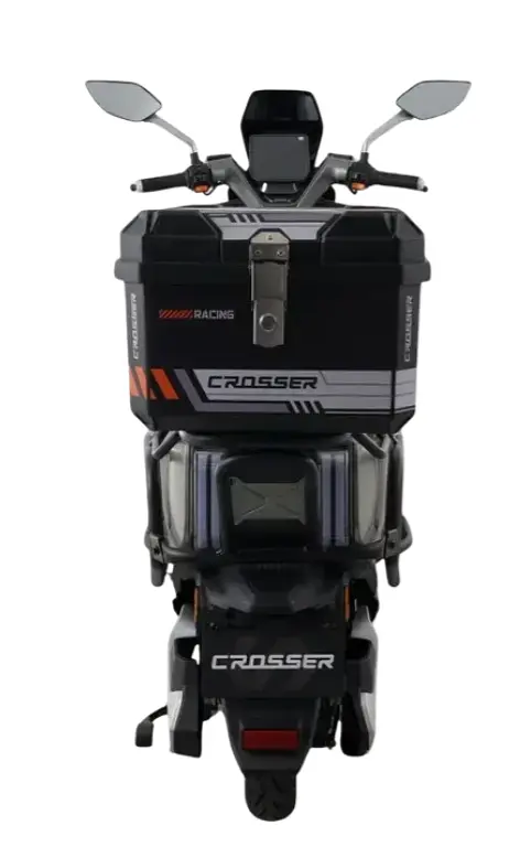 Электроскутер Двухместный Crosser V1 (2000W, 72V/23Ah) +Кофр-багажник Зеленый - фото 3