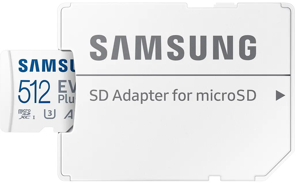Карта пам`яті MicroSDXC 512GB UHS-I/U3 Class 10 Samsung Evo Plus R160MB/s + SD-адаптер (MB-MC512SA/EU) - фото 3