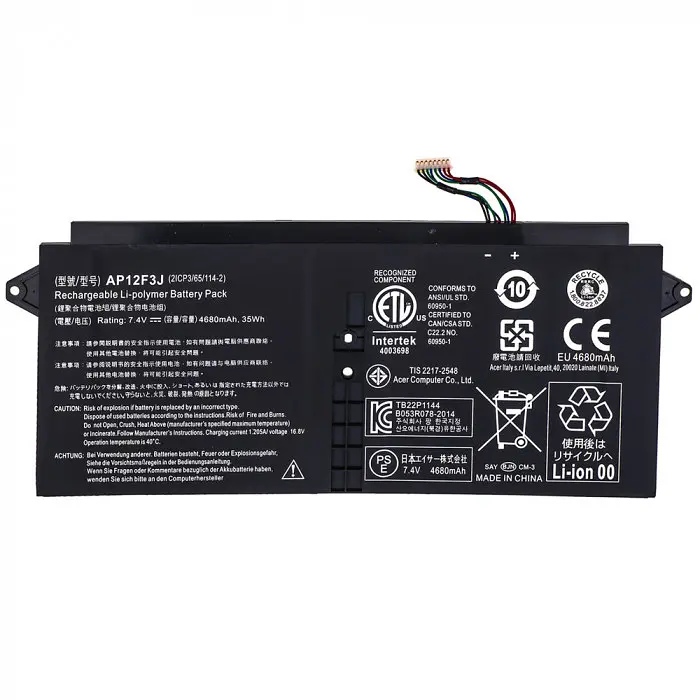 Акумуляторна батарея Acer AP12F3J Aspire S7-392 S7-393 S7-391 S7-391-53314G12aws - фото 2