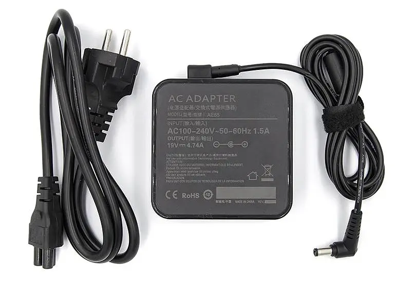 Адаптер для ноутбука PowerPlant ASUS 220V, 19V 90W 4.74A (5.5*2.5) wall mount - фото 2