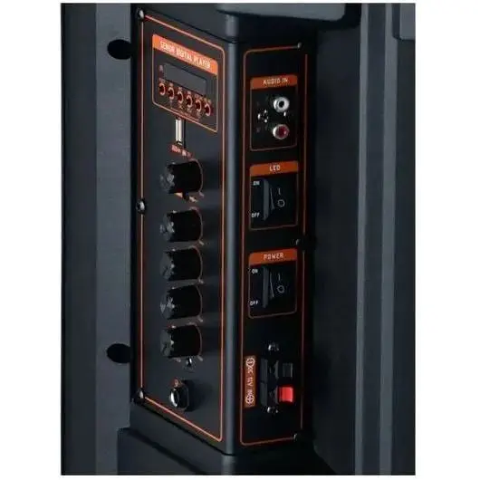 Портативна колонка XPRO GZ-8912 валіза 30Вт USB SD FM радіо Bluetooth 1 мікрофон ДУ (MER-15720) - фото 4