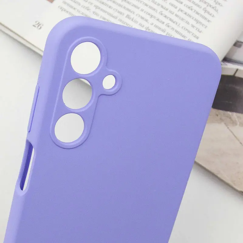 Чохол Lakshmi Silicone Cover Full Camera AAA with Logo для Samsung Galaxy A26 5G Бузковий/Dasheen - фото 6