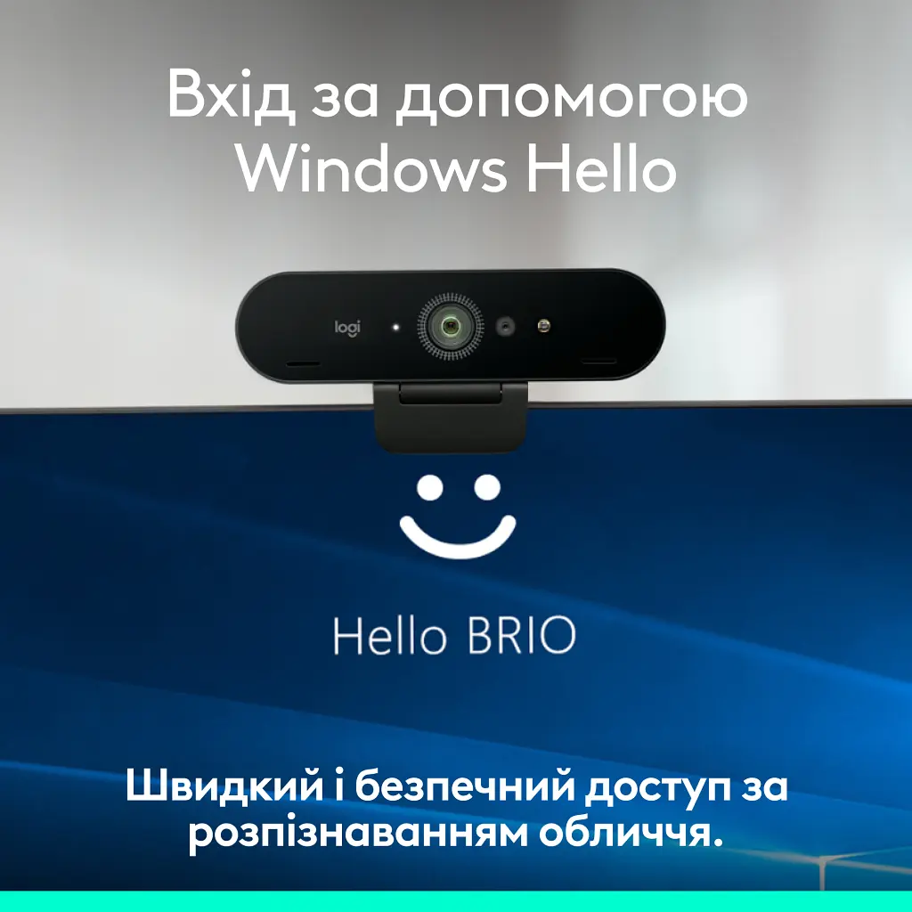 Веб-камера Logitech Brio 4K Ultra HD Graphite (960-001718) - фото 7