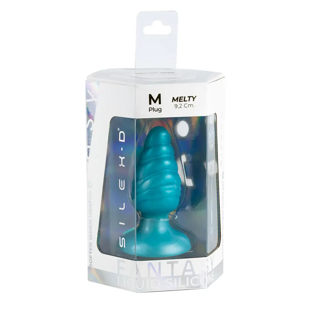 Анальна пробка Silexd Melty Plug, 9.2 см (м'ятна) - фото 5