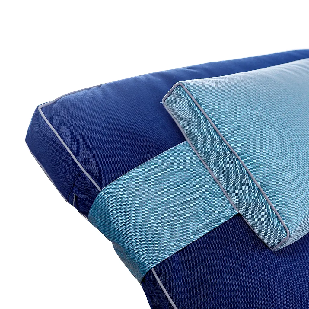 Матрас для шезлонга Ost-Fran Mocca темно синий 2875/649, 192x60x8 см - фото 3
