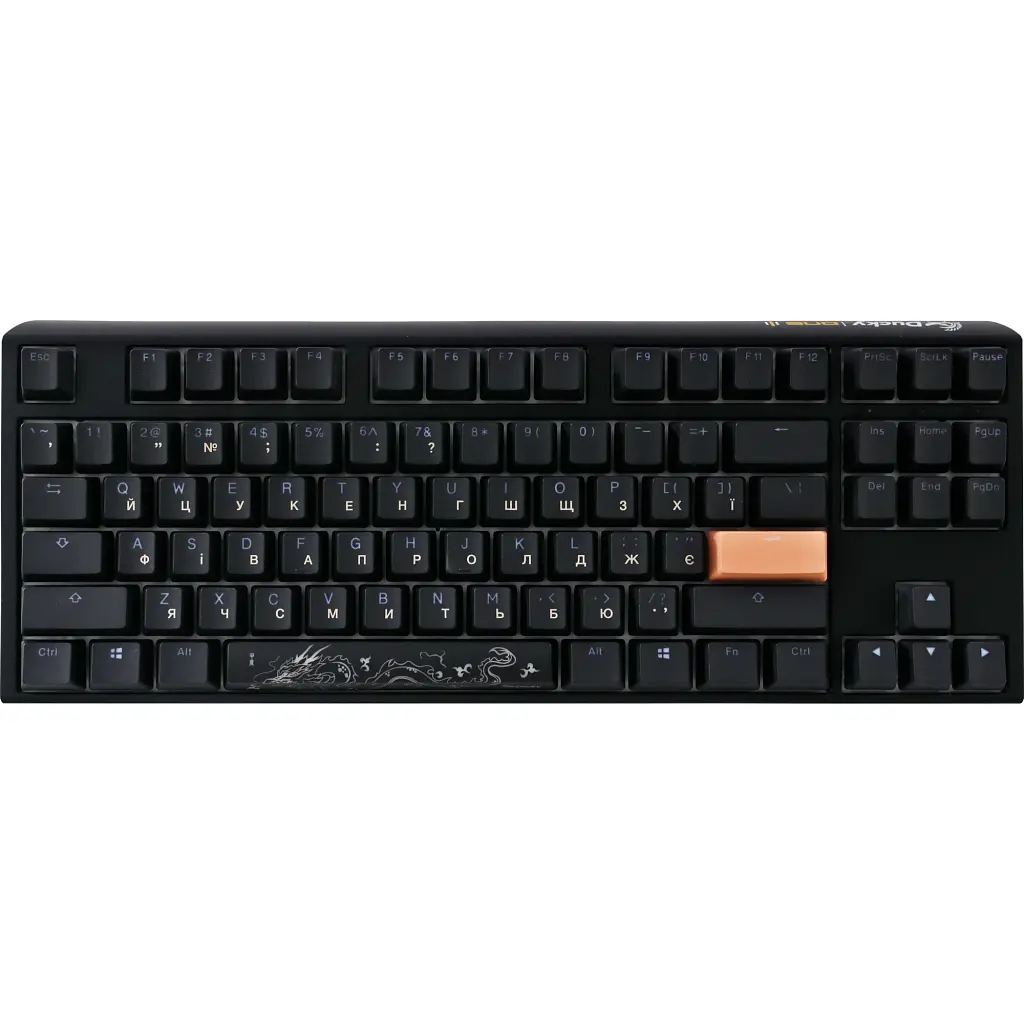 Клавіатура Ducky One 3 TKL Cherry MX Silent Red RGB Black UA [DKON2187ST-SUAPXCLAWSC1] [126061] - фото 2
