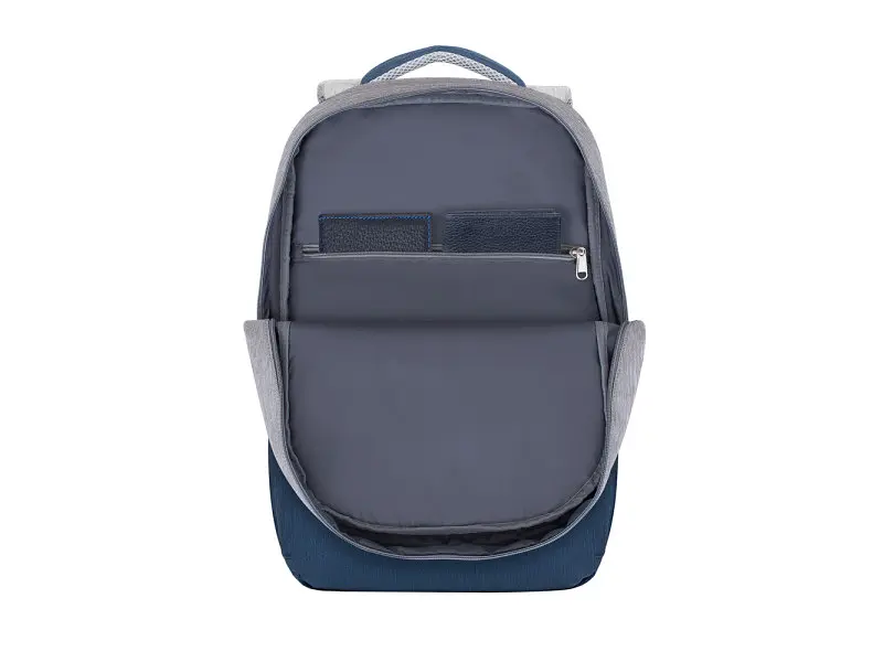 Рюкзак для ноутбука RIVACASE Prater 7567 17.3 grey/dark blue - фото 11