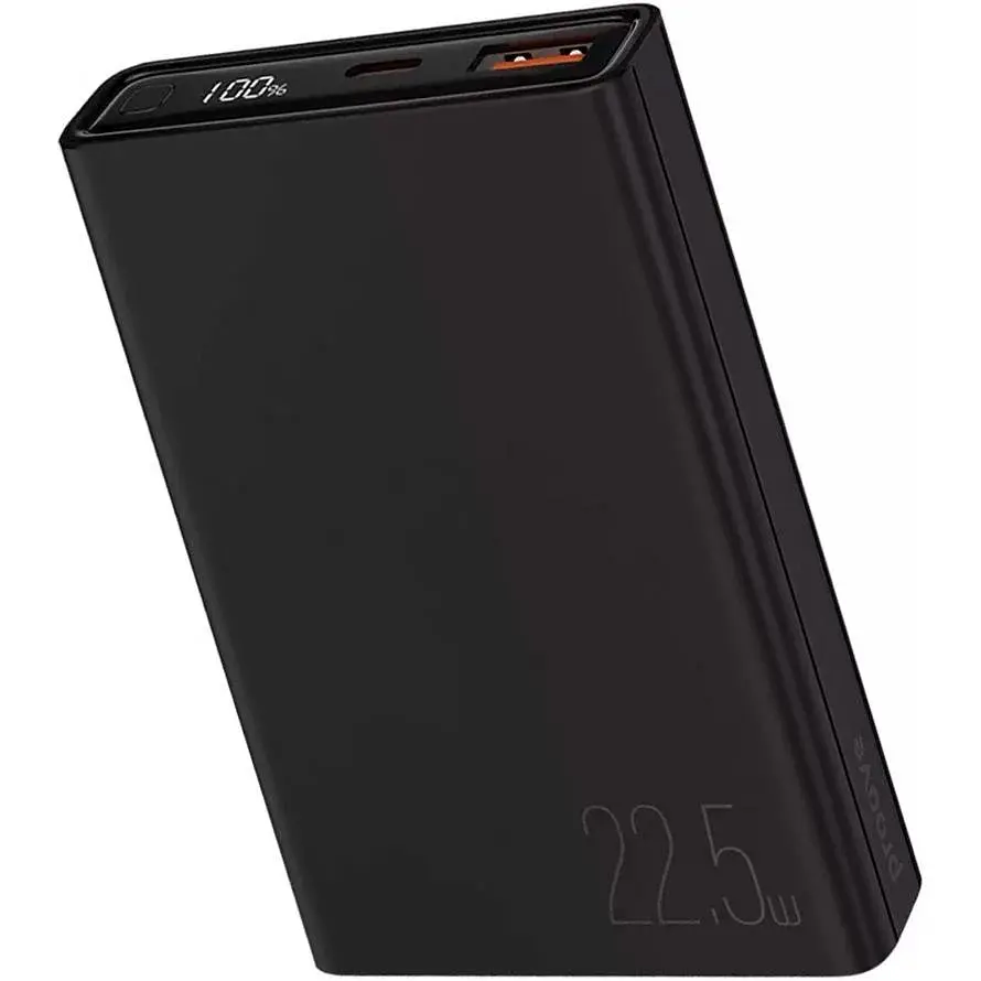 Зовнішній акумулятор Proove Hyper FLux 10000 mAh 22.5W PBH120120001 чорний - фото 2