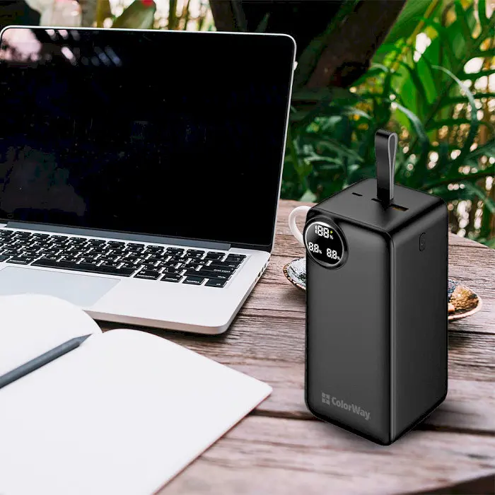 Повербанк ColorWay 50000 mAh 22.5W Black (CW-PB500LPA4BK-PDD) - фото 8