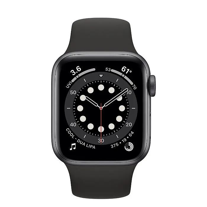 Смарт-часы Apple Watch Series 6 GPS 40mm Space Gray Aluminum Case with Black Sport Band [MG133] [50377] - фото 2