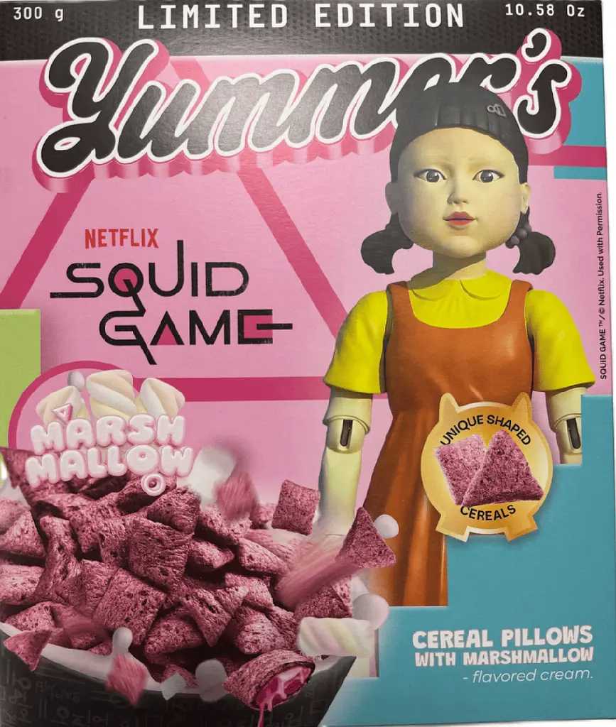 Пластівці Yummer's Limited Edition Squid Game Marshmallow Cornflakes 300г - фото 2