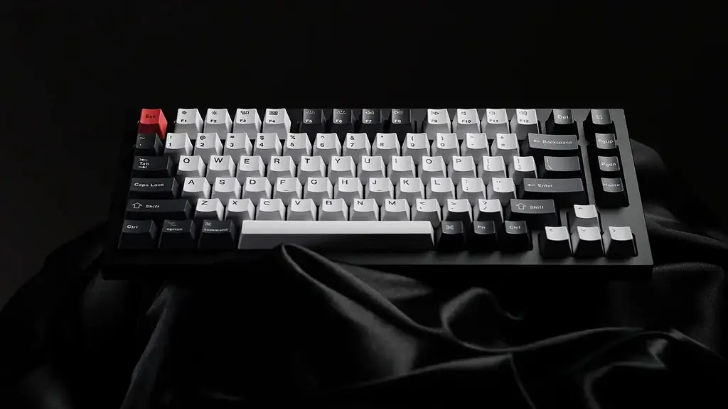 Клавіатура Keychron Q1 QMK Hot-Swappable Gateron Phantom Blue RGB Knob Space Grey (Q1N2_KEYCHRON) - фото 2