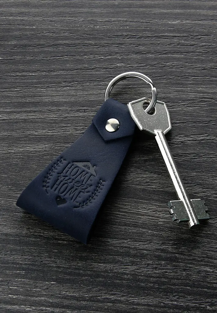 Шкіряний брелок Home sweet home - фото 2