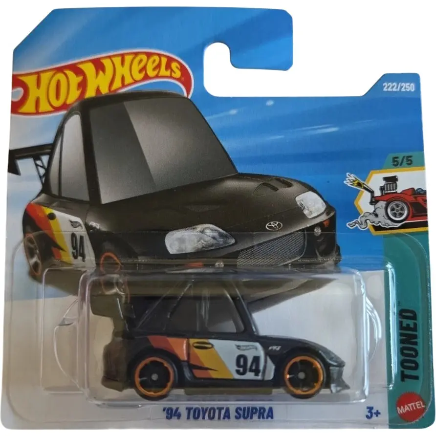Базова машинка Hot Wheels Tooned 94 Toyota Supra чорна (5785) JJK51-N521
