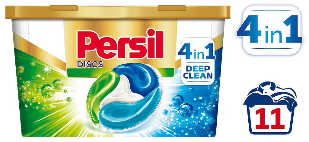 Гель для прання в капсулах Persil Discs Universal Deep Clean, 11 шт. (796703) - фото 2