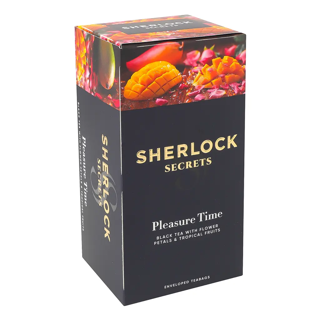 Чай черный Sherlock Secrets Pleasure Time 39.6 г (22 шт x 1.8 г) - фото 3