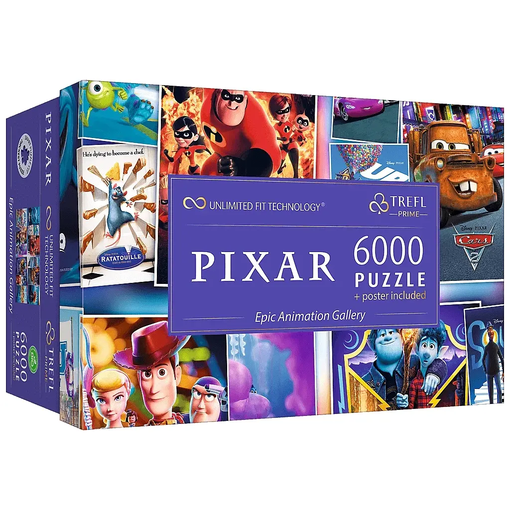 Пазл Trefl UFT Pixar Галерея епічної анімації, 6000 елементів (5900511810387)