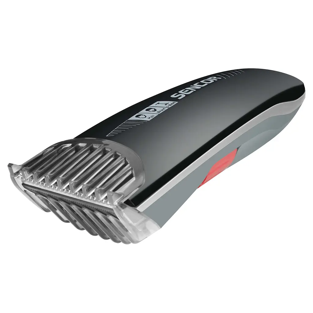 Машинка для стрижки Sencor SHP4302RD, Black, робота від мережа/акумулятор, 1 насадки, довжина стрижки 1-8 мм, щіточка для чищення, мастило - фото 4