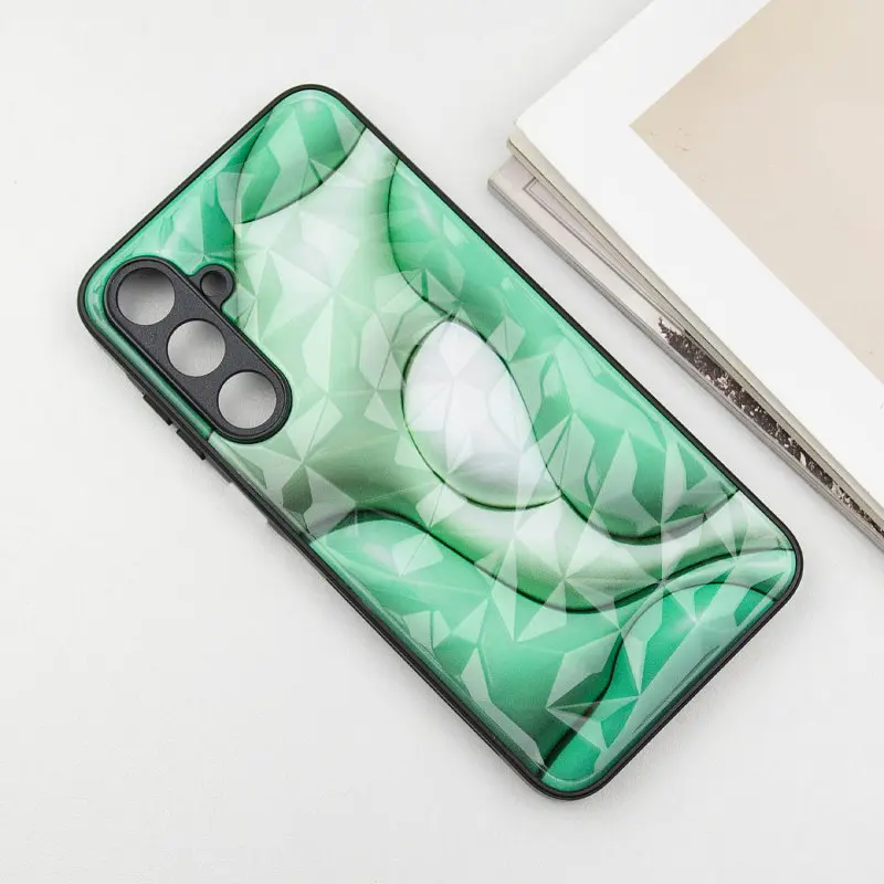 TPU+PC чохол Prisma BubbleGum для Samsung Galaxy A26 5G 3D Green - фото 3