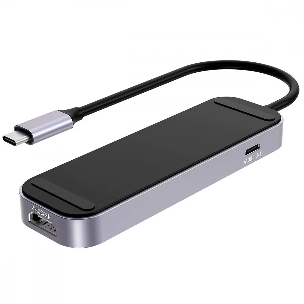 Type-C-Хаб Proove Shadow (2*USB3.0 + Type-C + PD100W + HDMI) - фото 6
