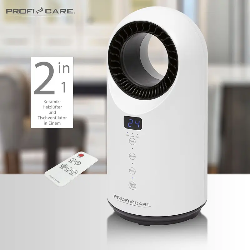 Тепловентилятор керамічний Profi Care PC-HL 3086 - фото 4