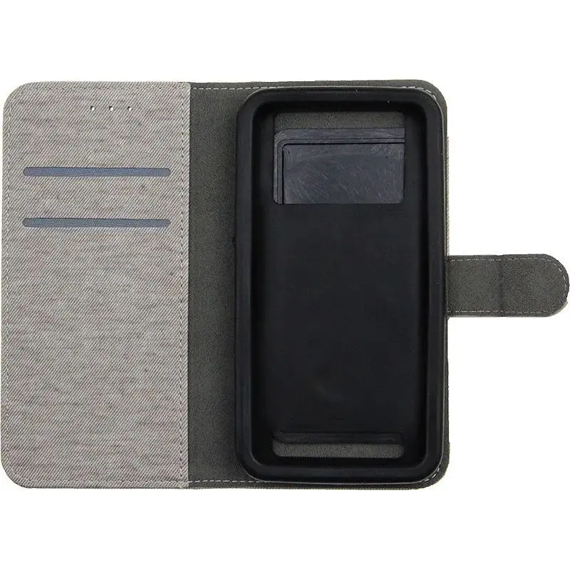 Чехол-книжка Toto Book Silicone Slide Universal Cover 5.6" (№4) Gray - фото 4