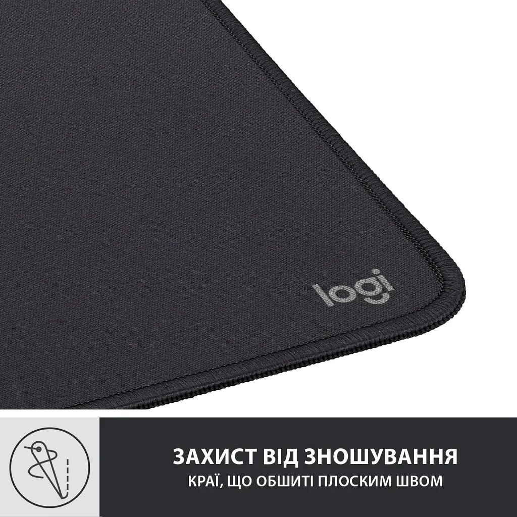 Килимок для мишки Logitech Mouse Pad Studio Series Graphite (956-000049) - фото 5