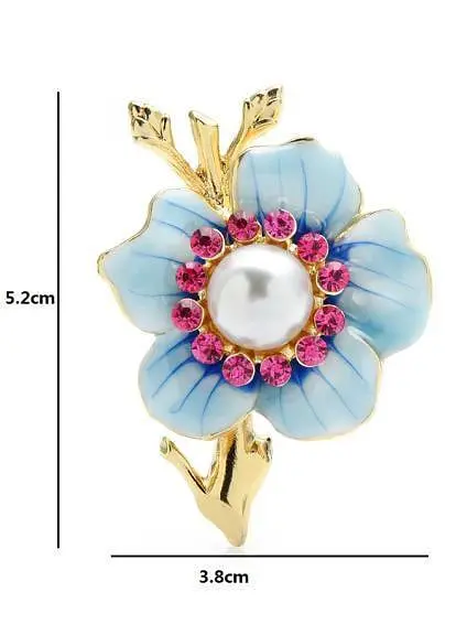 Брошь Цветок желтый - фото 2