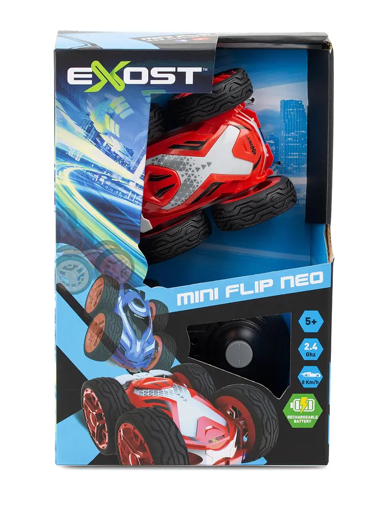 Машина "MINI FLIP NEO", 1:34, РК, 2,4 GHz (ГГц), червона Silverlit Art.20290-1 - фото 10