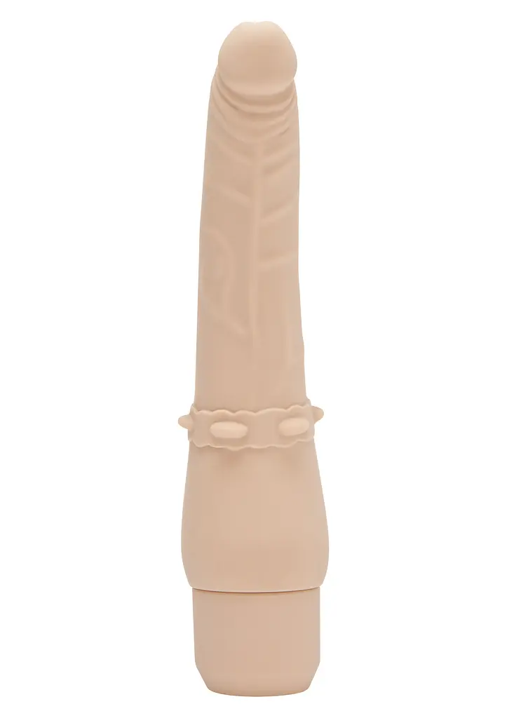 Вібратор Get Real Classic Smooth Vibrator Класичний силіконовий, 20,5 см тілесний - фото 2
