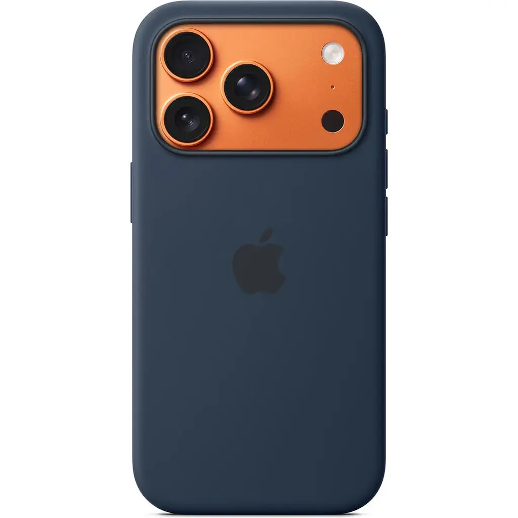 Чохол Silicone Case with Button, Animation, MagSafe для Apple iPhone 17 Pro Midnight ААА [149943] - фото 2