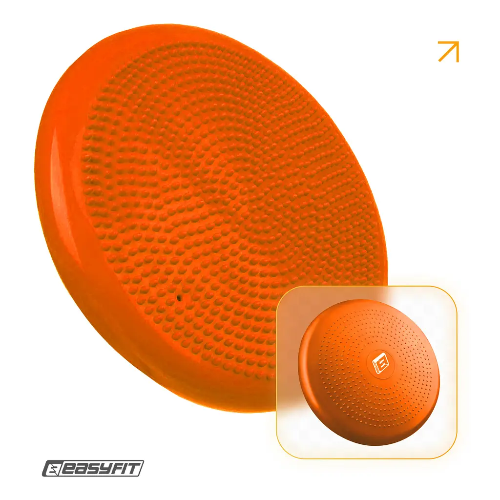 Балансировочная подушка массажная EasyFit Оранжевый - фото 2