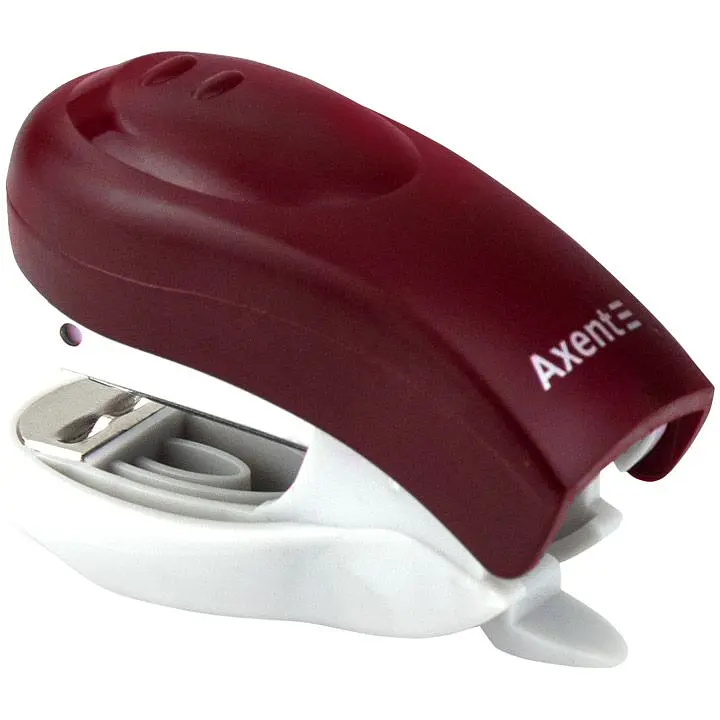 Степлер канцелярский Axent Welle-2 №24/6, 10 листов красный (4810-06-A) - фото 2