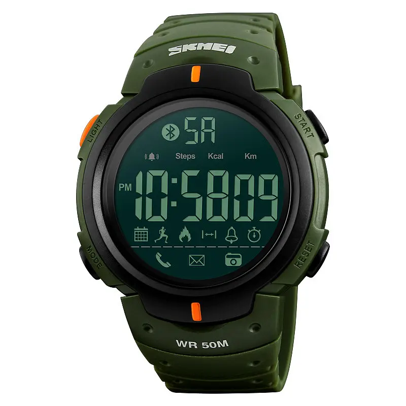 Наручний годинник чоловічий Skmei 1301 Army Green, 1301AG (12284) - фото 2