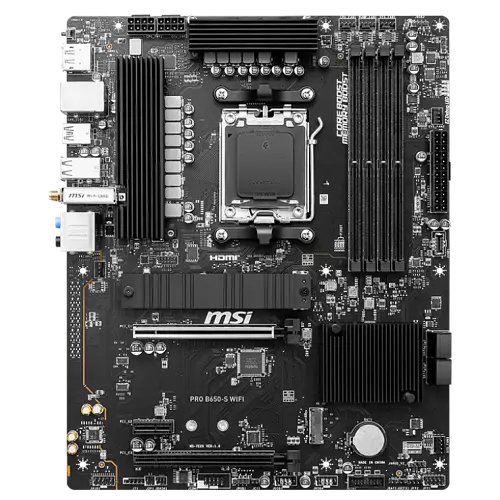 Материнська плата MSI B650-S PRO Wi-Fi Socket AM5 (PRO B650-S WIFI) Б/В - фото 2