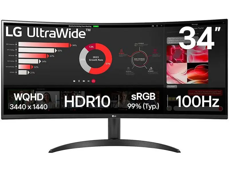 Монітор LG 34WR50QK-B