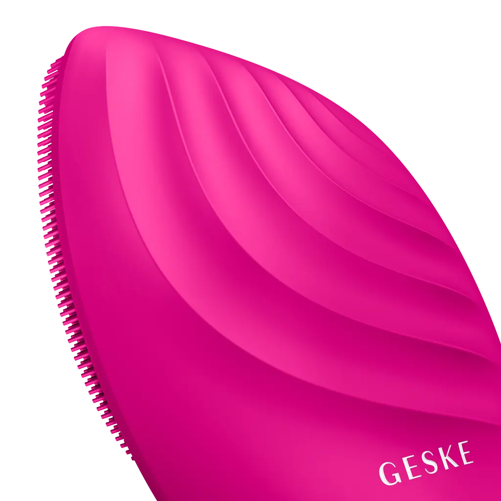Електронна звукова щітка для обличчя GESKE Sonic Facial Brush 5 в 1 бузкова - фото 4