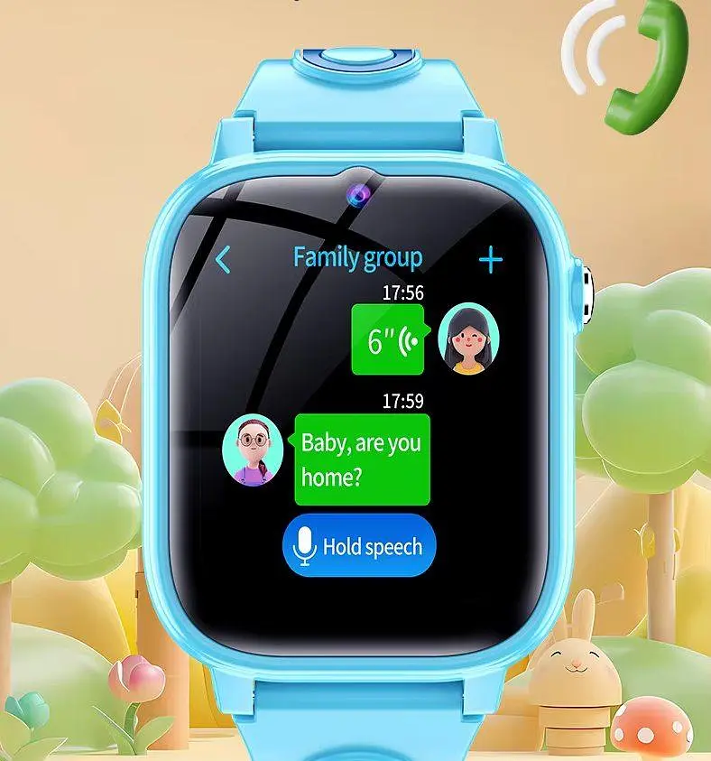 Дитячий смарт годинник Lemfo Y82 на Android з 4G SIM-картою, GPS, прослушкою, TikTok, YouTube, WhatsApp, камерою , пам’яттю 16 ГБ та IP67 Рожевий - фото 9