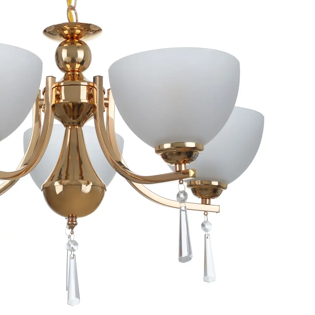 Люстра подвесная Brille для гостиной E27 60W G (LK-667S/5) - фото 3