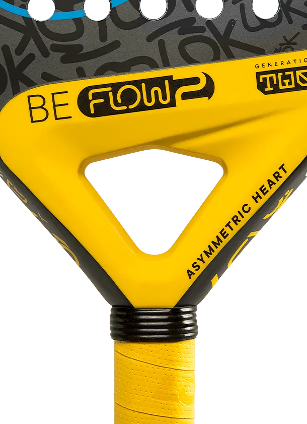 Ракетка для паделу LOK BE FLOW YELLOW - фото 3