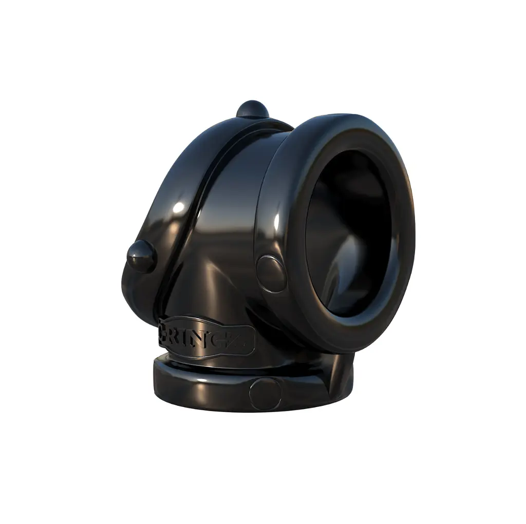 Ерекційне кільце Pipedream Fantasy C-Ringz Rock Hard Cock Pipe, 7 см (чорний) - фото 4
